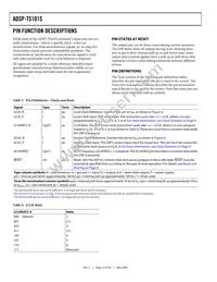 ADSP-TS101SAB1-100 Datasheet Page 12