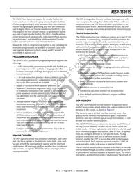 ADSP-TS201SYBPZ050 Datasheet Page 5