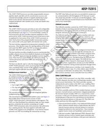 ADSP-TS201SYBPZ050 Datasheet Page 7