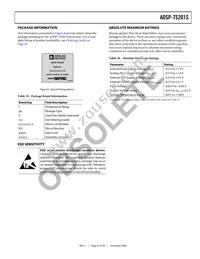 ADSP-TS201SYBPZ050 Datasheet Page 23