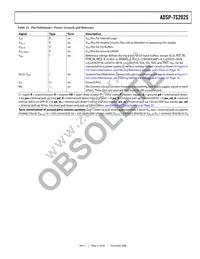 ADSP-TS202SABPZ050 Datasheet Page 19