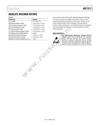 ADT7312WCZ-PT7 Datasheet Page 5