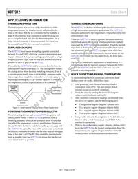 ADT7312WCZ-PT7 Datasheet Page 22