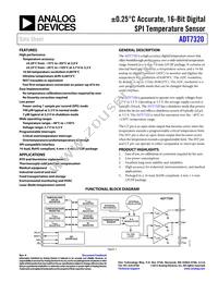 ADT7320UCPZ-R2 Datasheet Cover