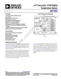 ADT7408CCPZ-REEL Datasheet Cover
