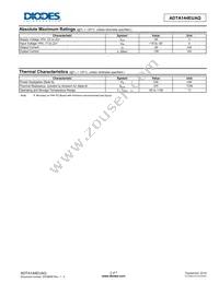 ADTA144EUAQ-7 Datasheet Page 2