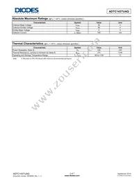 ADTC143TUAQ-13 Datasheet Page 2