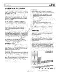 ADUC7023BCPZ62I-RL Datasheet Page 21