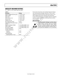 ADUC7033BSTZ-88 Datasheet Page 15