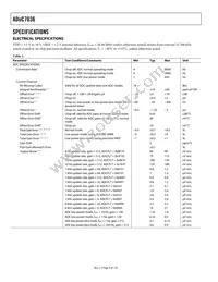 ADUC7036DCPZ-RL Datasheet Page 4