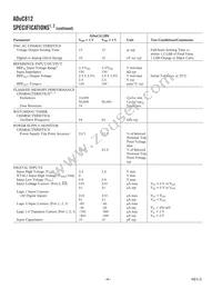 ADUC812BSZ-REEL Datasheet Page 4