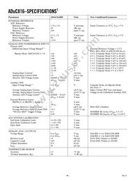 ADUC816BSZ-REEL Datasheet Page 4