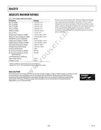 ADUC816BSZ-REEL Datasheet Page 18