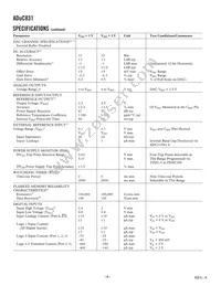ADUC831BCPZ-REEL Datasheet Page 4