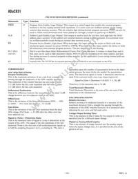 ADUC831BCPZ-REEL Datasheet Page 10