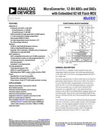 ADUC832BCPZ-REEL Datasheet Cover