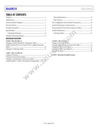 ADUCM310BBCZ-RL Datasheet Page 2