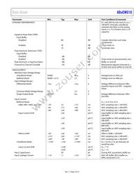 ADUCM310BBCZ-RL Datasheet Page 5