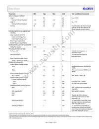 ADUCM310BBCZ-RL Datasheet Page 11
