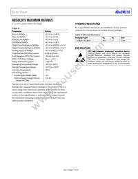 ADUCM310BBCZ-RL Datasheet Page 17