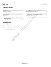 ADUCM322BBCZ-RL Datasheet Page 2