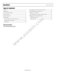 ADUCM322BBCZI-RL Datasheet Page 2