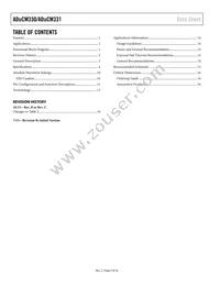 ADUCM331WDCPZ Datasheet Page 2