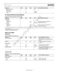 ADUCM350BBCZ-RL Datasheet Page 7