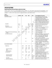 ADUCM355BCCZ-RL7 Datasheet Page 5