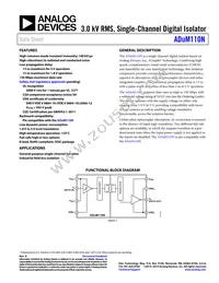 ADUM110N1BRZ-RL7 Datasheet Cover