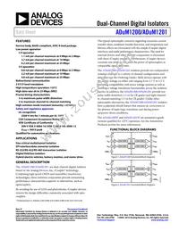 ADUM1200CR-RL7 Datasheet Cover
