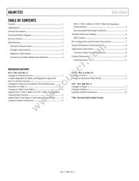 ADUM1233BRWZ Datasheet Page 2