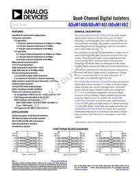 ADUM1402CRW-RL Datasheet Cover