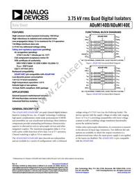 ADUM140E0BRWZ-RL Datasheet Cover