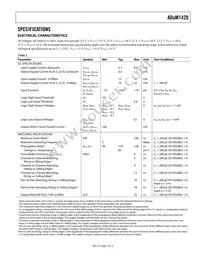 ADUM1420BRWZ-RL Datasheet Page 3