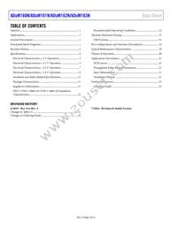 ADUM161N1BRZ-RL7 Datasheet Page 2