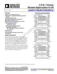 ADUM3153BRSZ-RL7 Datasheet Cover