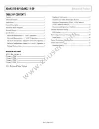 ADUM3211TRZ-EP-RL7 Datasheet Page 2