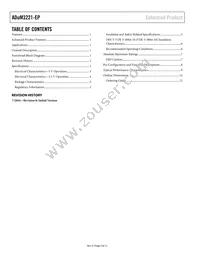 ADUM3221TRZ-EP-RL7 Datasheet Page 2