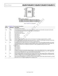 ADUM3474WCRSZ Datasheet Page 15