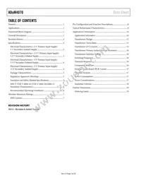 ADUM4070ARIZ-RL Datasheet Page 2