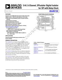 ADUM4150BRIZ-RL Datasheet Cover