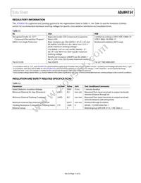 ADUM4154BRIZ-RL Datasheet Page 11