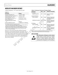 ADUM5000WARWZ Datasheet Page 7