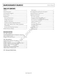 ADUM5240ARZ-RL7 Datasheet Page 2