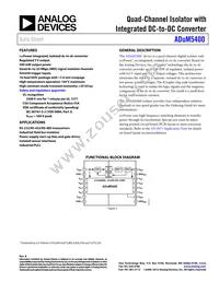 ADUM5400CRWZ-RL Datasheet Cover
