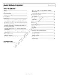 ADUM6410BRSZ-RL7 Datasheet Page 2