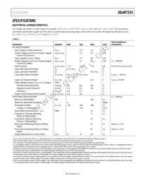 ADUM7234BRZ Datasheet Page 3