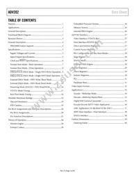 ADV202BBCZRL-150 Datasheet Page 2