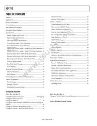 ADV212BBCZRL-115 Datasheet Page 2